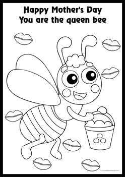 Mothers Day Colouring Pages 12, mothers day worksheets