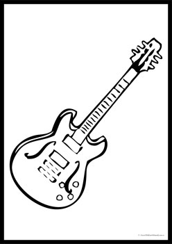 Musical Instruments Colouring Pages 14