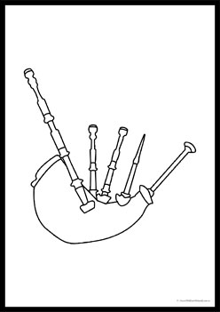 Musical Instruments Colouring Pages 16
