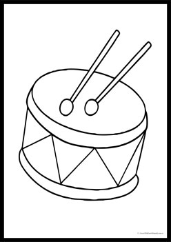 Musical Instruments Colouring Pages 18