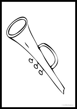Musical Instruments Colouring Pages 19
