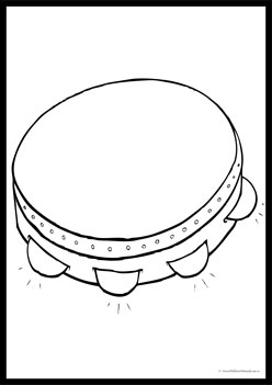 Musical Instruments Colouring Pages 2