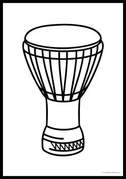 Musical Instruments Colouring Pages 21