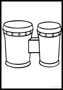 Musical Instruments Colouring Pages 23
