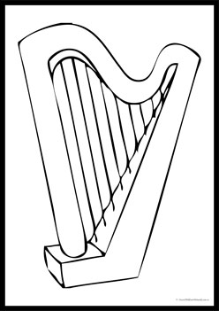 Musical Instruments Colouring Pages 26