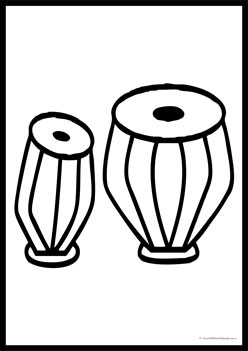 Musical Instruments Colouring Pages 28
