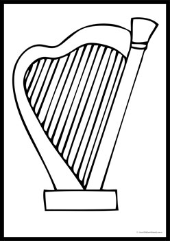 Musical Instruments Colouring Pages 6