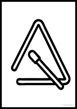 Musical Instruments Colouring Pages 8