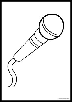 Musical Instruments Colouring Pages 9