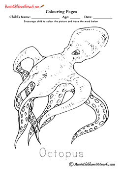 fun coloring pages for kids Octopus colouring pages