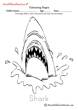 ocean coloring pages printable Shark Head coloring pages