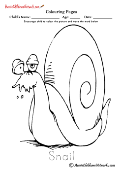 animals coloring pages coloring Snail