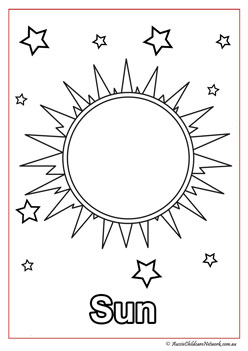 sun space colouring pages solar system planet colouring worksheets