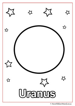 uranus space colouring pages solar system planet colouring worksheets