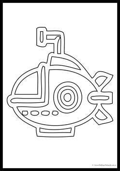 Vehicle Colouring Pages 1