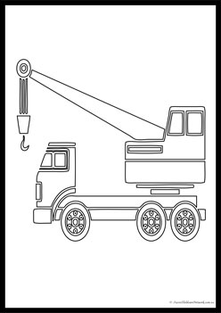 Vehicle Colouring Pages 25