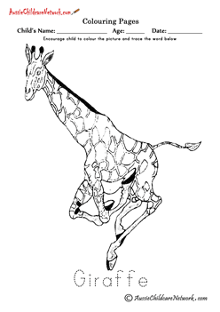 Coloring Giraffe