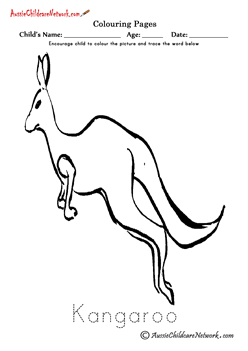 Coloring Kangaroo