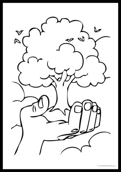 World Environment Day Colouring Pages 1