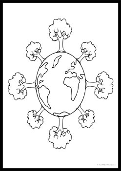 World Environment Day Colouring Pages 4