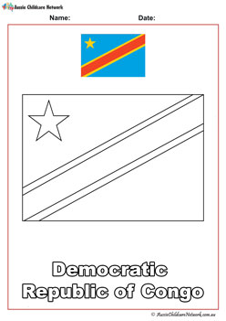 Flag Colouring Pages