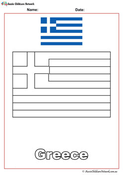 Colouring Flags Worksheets