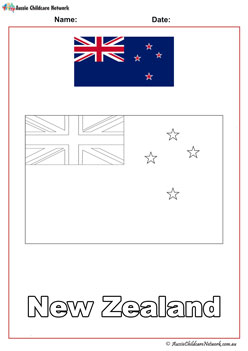Colour New Zealand Flag