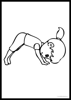 Yoga Colouring Pages 11, yoga fun for children