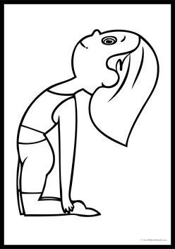 Yoga Colouring Pages 2, yoga children