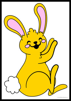 Bunny Tail Colour Match Yellow, learning colours worksheets, recognising colours worksheets for preschoolers, Easter colours worksheets for children, colours worksheets, primary colours worksheets, secondary colours worksheets