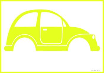Car Wheel Colour Match Yellow