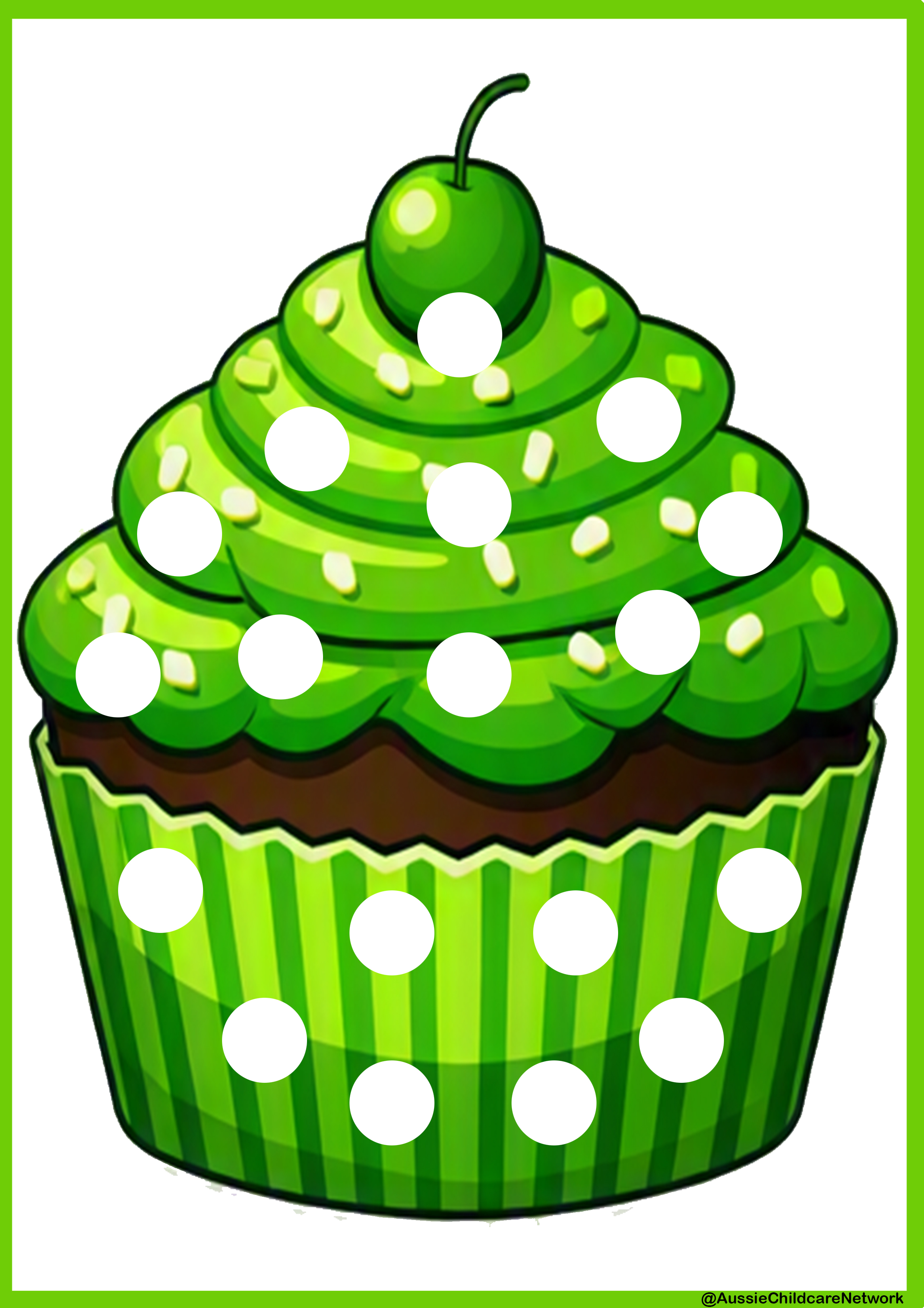 Green Cupcake