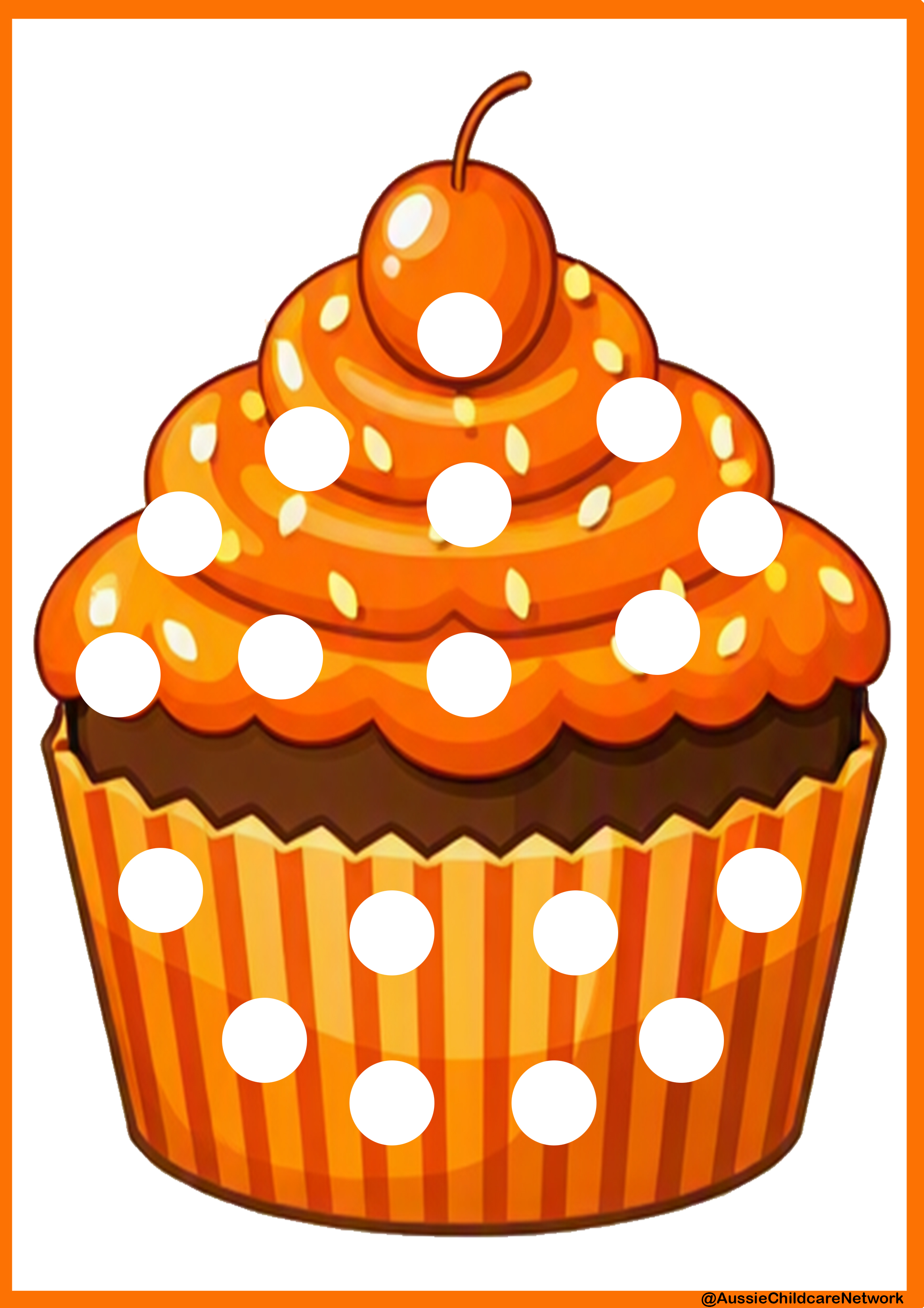 Orange Cupcake