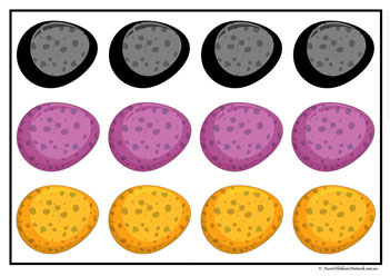 Dinosaur Colour Match Eggs1