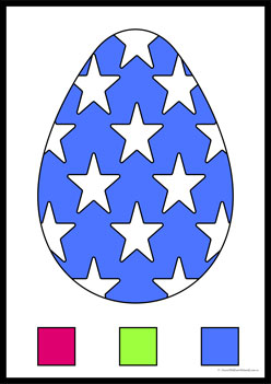 Egg Colour Clipcards Blue, colour eggs worksheets, easter eggs colour matching worksheets, colour clip cards matching eggs worksheets, colour recognition easter eggs, easter eggs identifying colours worksheets