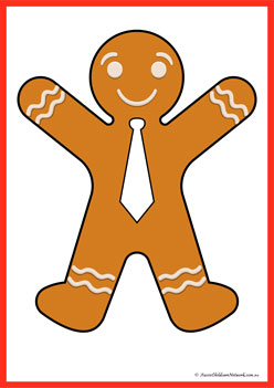 The Gingerbread Man Colour Matching 1