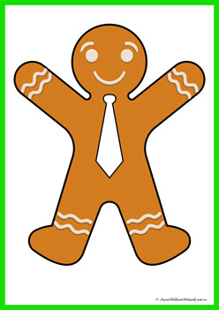 The Gingerbread Man Colour Matching 4