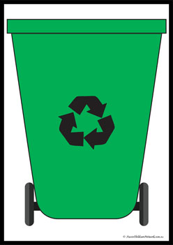 Recycling Bin Colouring Matching 1