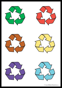 Recycling Bin Colouring Matching 11