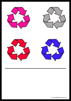 Recycling Bin Colouring Matching 12
