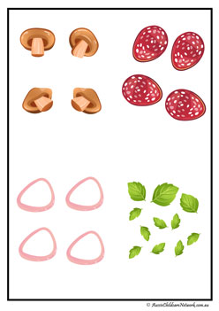 diy pizza cut and paste, make your own pizza, pizza cut and paste worksheets