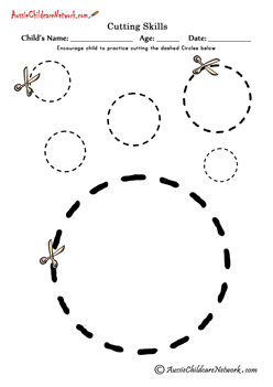 cutting shapes aussie childcare network