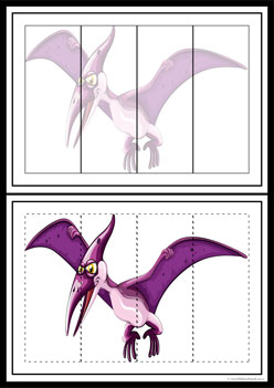 Dinosaur Cut Paste 1