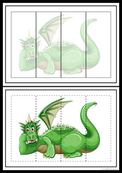 Dinosaur Cut Paste 10