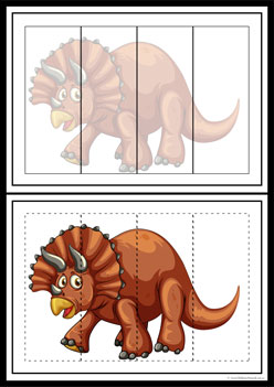 Dinosaur Cut Paste 11