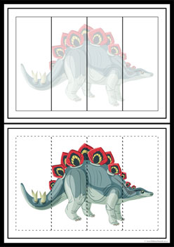 Dinosaur Cut Paste 13