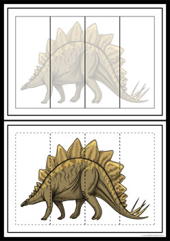 Dinosaur Cut Paste 3