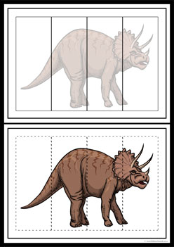 Dinosaur Cut Paste 4