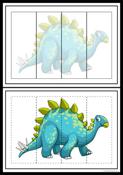 Dinosaur Cut Paste 7