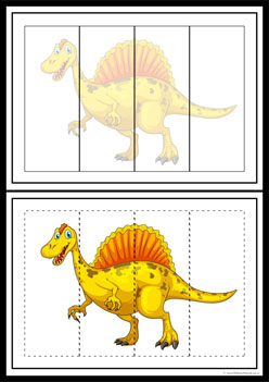 Dinosaur Cut Paste 9
